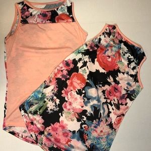 Coral tank top size M